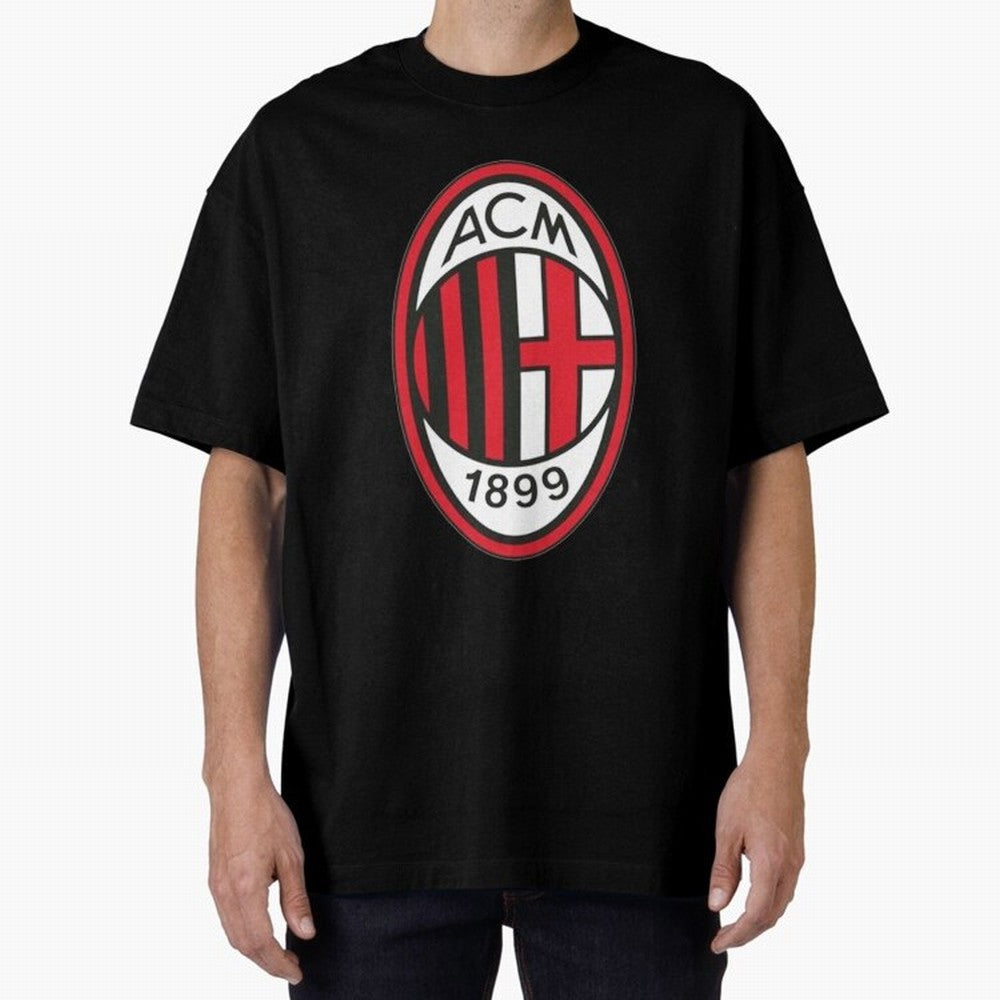 milan black n red Oversized T-Shirt Represent the Passion of the FIFA World Cup 2026 Group Stage Journey through Haaland and Mbappe Highlights, England and Germany Pride, Champion Mindset, Group Stage Buzz, Knockout Tension and Passionate Fan