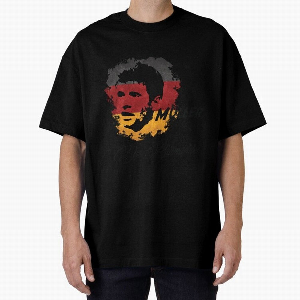 Germany Thomas Muller World Cup 2014 Oversized T-Shirt Remember the FIFA World Cup 2026 USA Canada Mexico Journey through Cristiano Ronaldo Highlights, Argentina and Brazil Pride, Soccer Culture, Superstar Moments, National Team Dreams and