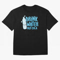 Drink Water Not Cola Kawaii Water Bottle? Oversized T-Shirt Refresh FIFA World Cup 2026 Filled with Mbappe and Neymar, England, France and Netherlands Energy, Stadium Memories, Football Loyalty, International Chants and Championship Tradition;