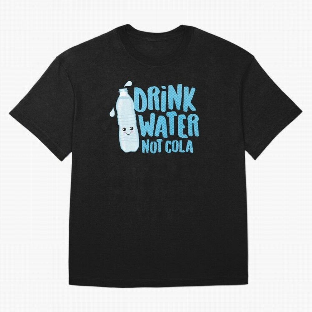 Drink Water Not Cola Kawaii Water Bottle? Oversized T-Shirt Refresh FIFA World Cup 2026 Filled with Mbappe and Neymar, England, France and Netherlands Energy, Stadium Memories, Football Loyalty, International Chants and Championship Tradition;