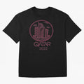 Qatar Welcome Oversized T-Shirt Discover Match Day Hype around FIFA World Cup 2026 USA Canada Mexico, CR7, England, Stadium Chants, National Pride, Trophy Dreams and Unforgettable Football Memories; Ideal for Football Dads, Football Moms, Friends,
