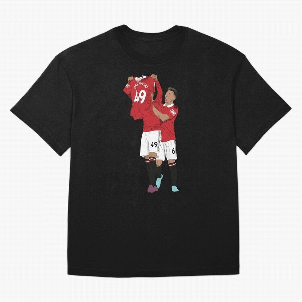 Alejandro Garnacho Goal Celebration Oversized T-Shirt Cheer through Every Moment of Global Football Passion for FIFA World Cup 2026, Celebrating Messi, Neymar and Mbappe, France, Fan Favorite Moments, National Team Passion, Big Match Drama and