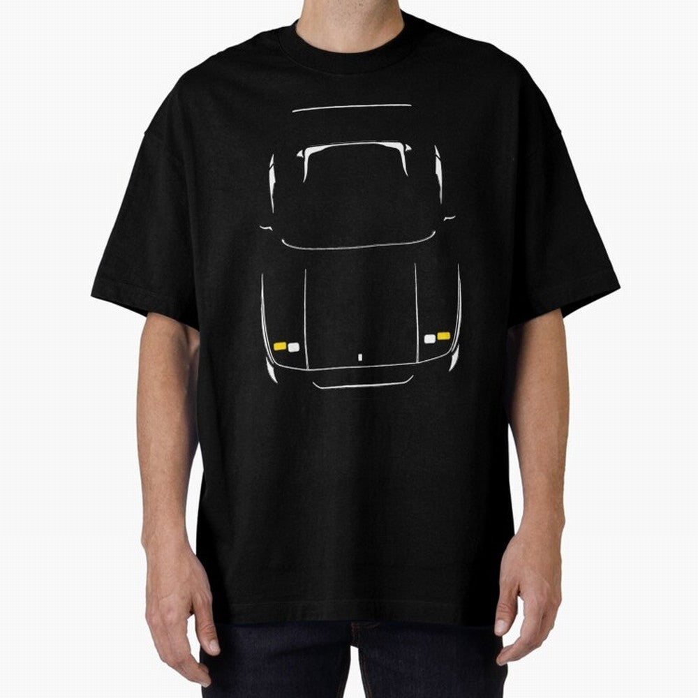 Ferrari F40 F40 Simple Body Cut Oversized T-Shirt Turn Every Weekend Toward Match Day Hype around FIFA World Cup 2026, CR7, England and Germany, Championship Spirit, Famous Goals, Roaring Crowds and International Football Unity; Great for