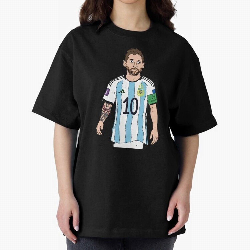 Badly Drawn Messi Classic T-Shirt Support the Legends of FIFA World Cup 2026 Group Stage Capturing Messi, CR7 and Mbappe, Argentina Energy, Champion Mindset, Group Stage Buzz, Knockout Tension and Passionate Fan Culture; Made for Collectors Who