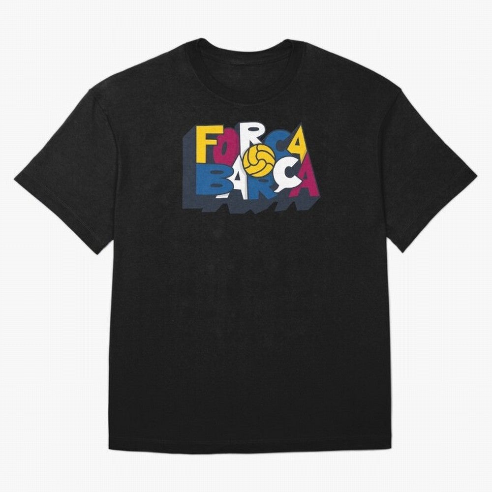 Forca Barca Classic T-Shirt Experience the Global Stage of FIFA World Cup 2026 for Fans of Messi and Cristiano Ronaldo and England, Bringing Game Day Rituals, Football Legends, Country Pride and the Road to the Final; Ideal for Passionate Fans Who