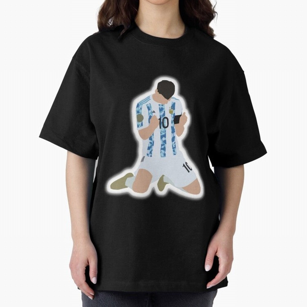 Messi Art Illustration Essential T-Shirt Show Up for the Glory of FIFA World Cup 2026 Group Stage Connected to Messi, CR7 and Mbappe, Netherlands Energy, Classic Soccer Heritage, Championship Pressure, Fan Loyalty and International Pride; Great for
