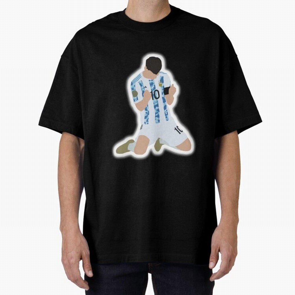 Messi Art Illustration Essential T-Shirt Show Up for the Glory of FIFA World Cup 2026 Group Stage Connected to Messi, CR7 and Mbappe, Netherlands Energy, Classic Soccer Heritage, Championship Pressure, Fan Loyalty and International Pride; Great for