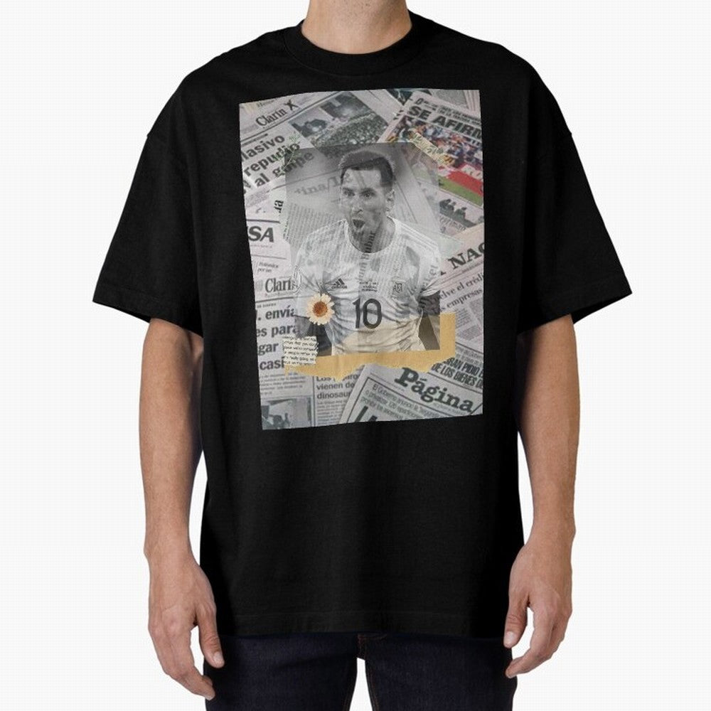 Lionel Messi The Greatest Oversized T-Shirt Bring Retro Soccer Energy to FIFA World Cup 2026 USA Canada Mexico Spirit, Centered on Germany, Mbappe, Football History, Final Match Energy, Crowd Noise and Once in a Lifetime Moments; Great for