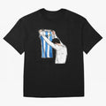 Art Messi Illustration Classic T-Shirt Support Match Day Hype around FIFA World Cup 2026 USA Canada Mexico, Cristiano Ronaldo, Haaland and CR7, France and Portugal, Champion Mindset, Group Stage Buzz, Knockout Tension and Passionate Fan Culture;