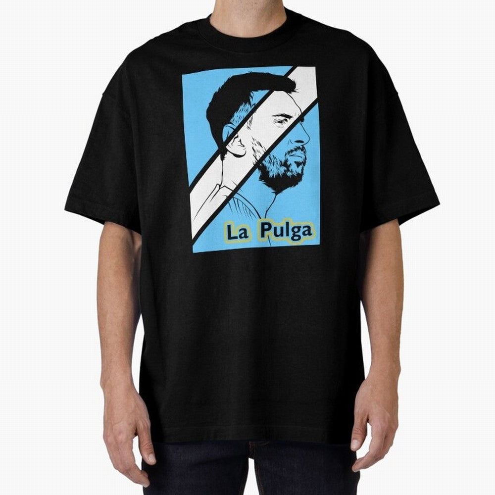 L Messi - Iconic Oversized T-Shirt Bring a Vintage Feel to FIFA World Cup 2026 Featuring Messi, Neymar and Mbappe, Netherlands Energy, Football Festival Excitement, Trophy Ambitions, Country Rivalries and Star Player Buzz; Made for Collectors Who