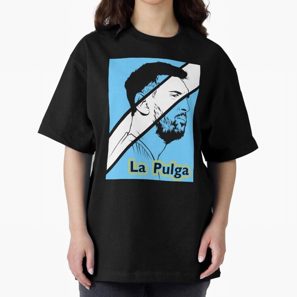 L Messi - Iconic Oversized T-Shirt Bring a Vintage Feel to FIFA World Cup 2026 Featuring Messi, Neymar and Mbappe, Netherlands Energy, Football Festival Excitement, Trophy Ambitions, Country Rivalries and Star Player Buzz; Made for Collectors Who