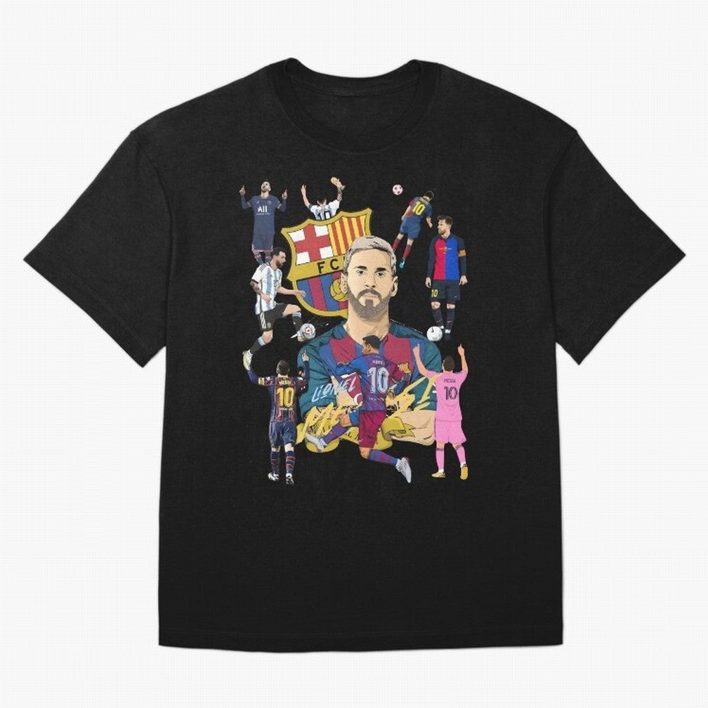 MESSI10 Oversized T-Shirt Stand Out with Spirit from the FIFA World Cup 2026 USA Canada Mexico Journey through Mbappe and Neymar Highlights, France Pride, Football Passion, Legendary Performances, Festival Vibes and Supporter Community; Ideal for