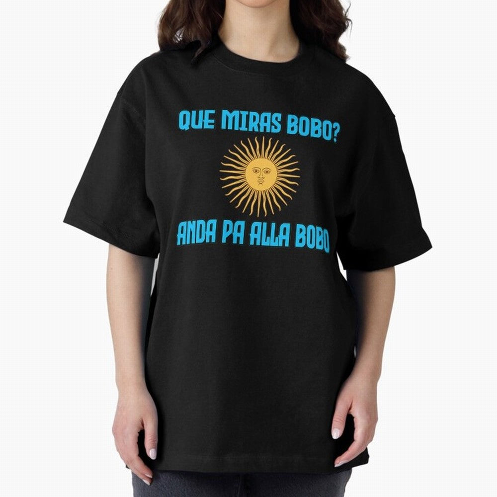 Que Miras Bobo Messi Argentina Flag Classic T-Shirt Remember FIFA World Cup 2026 Group Stage for Fans of Messi, Neymar and Mbappe and Portugal, Spain and Germany, Bringing Football History, Final Match Energy, Crowd Noise and Once in a Lifetime
