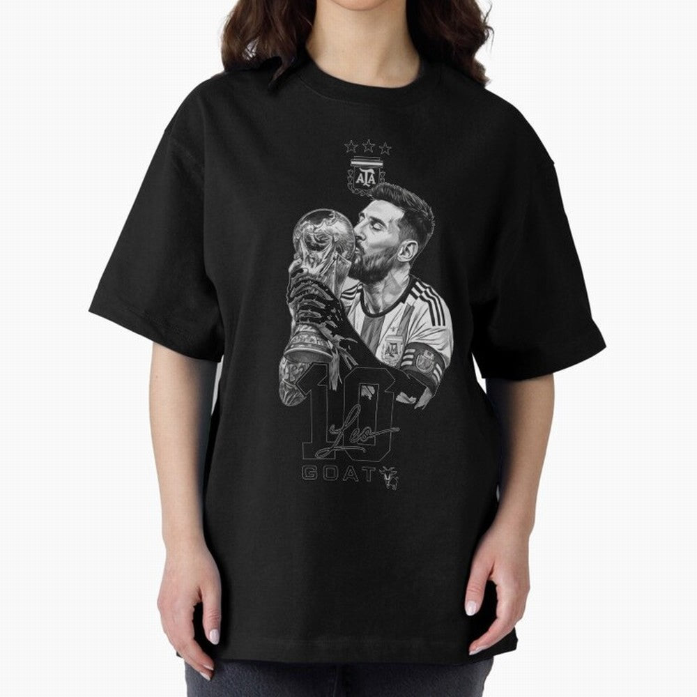 Messi GOAT World Cup Champion Classic T-Shirt Back the Journey through the FIFA World Cup 2026 USA Canada Mexico Journey through Mbappe and Neymar Highlights, Argentina Pride, Supporter Pride, Iconic Celebrations, Legendary Names and Global Match