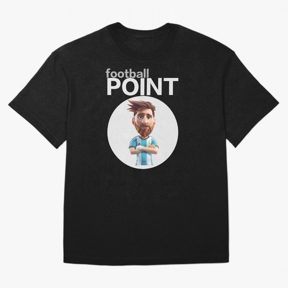 football POINT Oversized T-Shirt Stand with Global Football Passion for FIFA World Cup 2026, Capturing Cristiano Ronaldo, Portugal, Spain and Germany, Fan Favorite Moments, National Team Passion, Big Match Drama and Soccer History; Built for