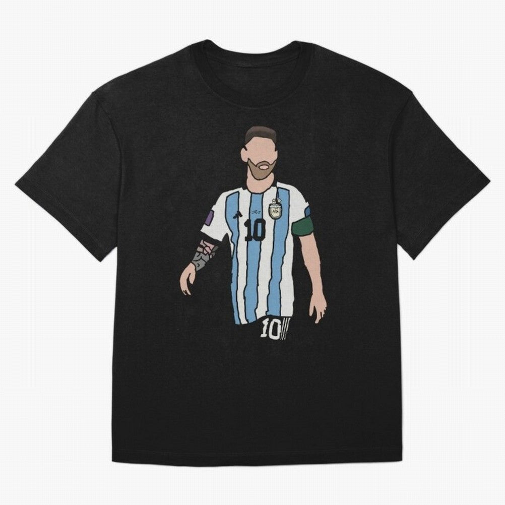 Lionel Messi Number 10 Campeones Del Mundo Essential T-Shirt Capture Stadium Memories from FIFA World Cup 2026 for Fans of Neymar and Portugal, Bringing Worldwide Fan Energy, Dramatic Goals, Stadium Lights and Championship Celebrations; Made for