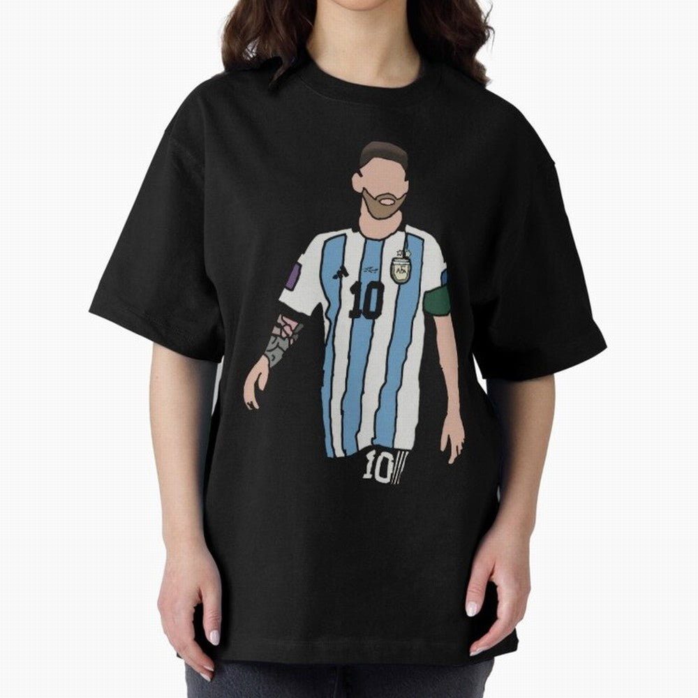Lionel Messi Number 10 Campeones Del Mundo Essential T-Shirt Capture Stadium Memories from FIFA World Cup 2026 for Fans of Neymar and Portugal, Bringing Worldwide Fan Energy, Dramatic Goals, Stadium Lights and Championship Celebrations; Made for