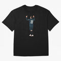 Messi Iconic Illustration Oversized T-Shirt Embrace FIFA World Cup 2026 with Mbappe and Neymar, Spain Energy, Sports Nostalgia, International Competition, Famous Players and Unforgettable Victories; Made for Collectors Who Enjoy Iconic Players,