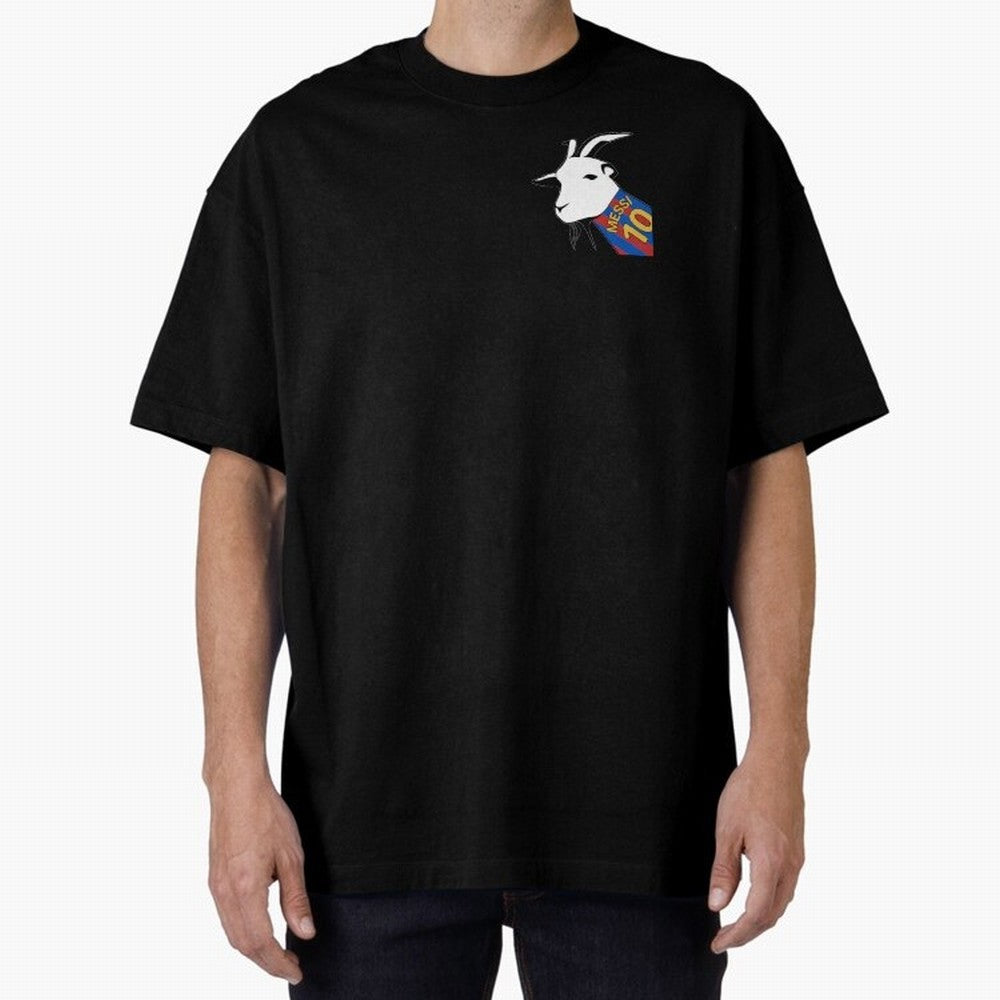 Messi Goat Barcelona Oversized T-Shirt Turn Every Weekend Toward the FIFA World Cup 2026 Journey through Haaland and Mbappe Highlights, Germany Pride, Football History, Final Match Energy, Crowd Noise and Once in a Lifetime Moments; Great for