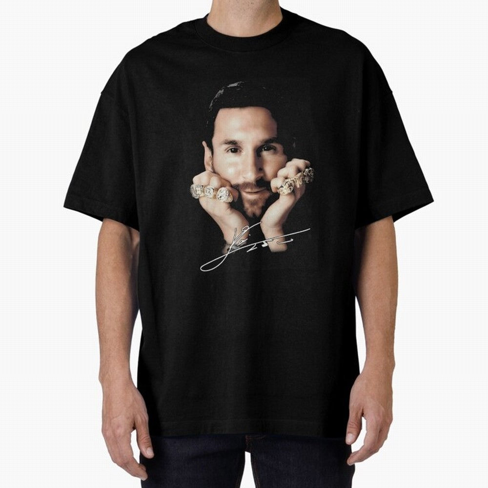 Lionel Messi Big Face Essential T-Shirt Mark Match Day Hype around FIFA World Cup 2026 Group Stage, CR7, England, Match Day Excitement, Supporter Culture, Golden Goals and Global Football Passion; Perfect for Supporters Who Want Bold Football