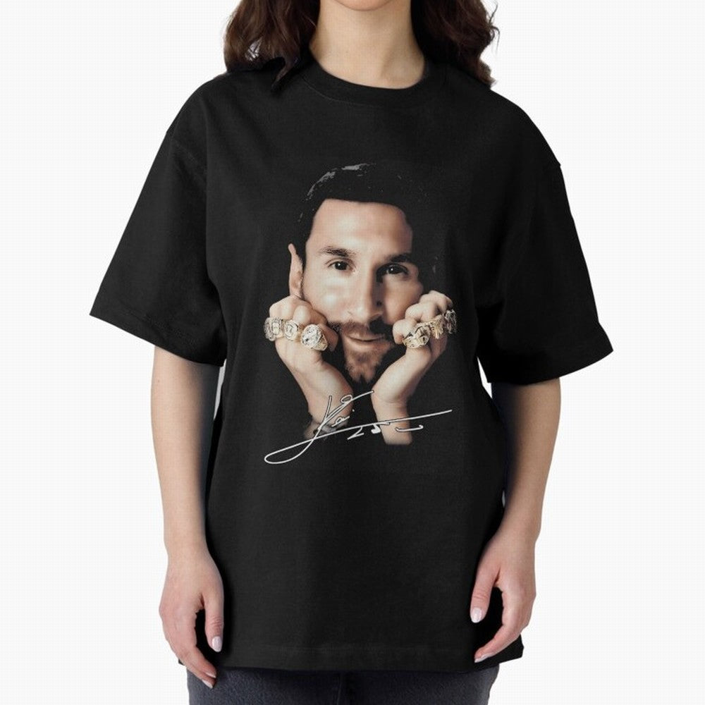 Lionel Messi Big Face Essential T-Shirt Mark Match Day Hype around FIFA World Cup 2026 Group Stage, CR7, England, Match Day Excitement, Supporter Culture, Golden Goals and Global Football Passion; Perfect for Supporters Who Want Bold Football