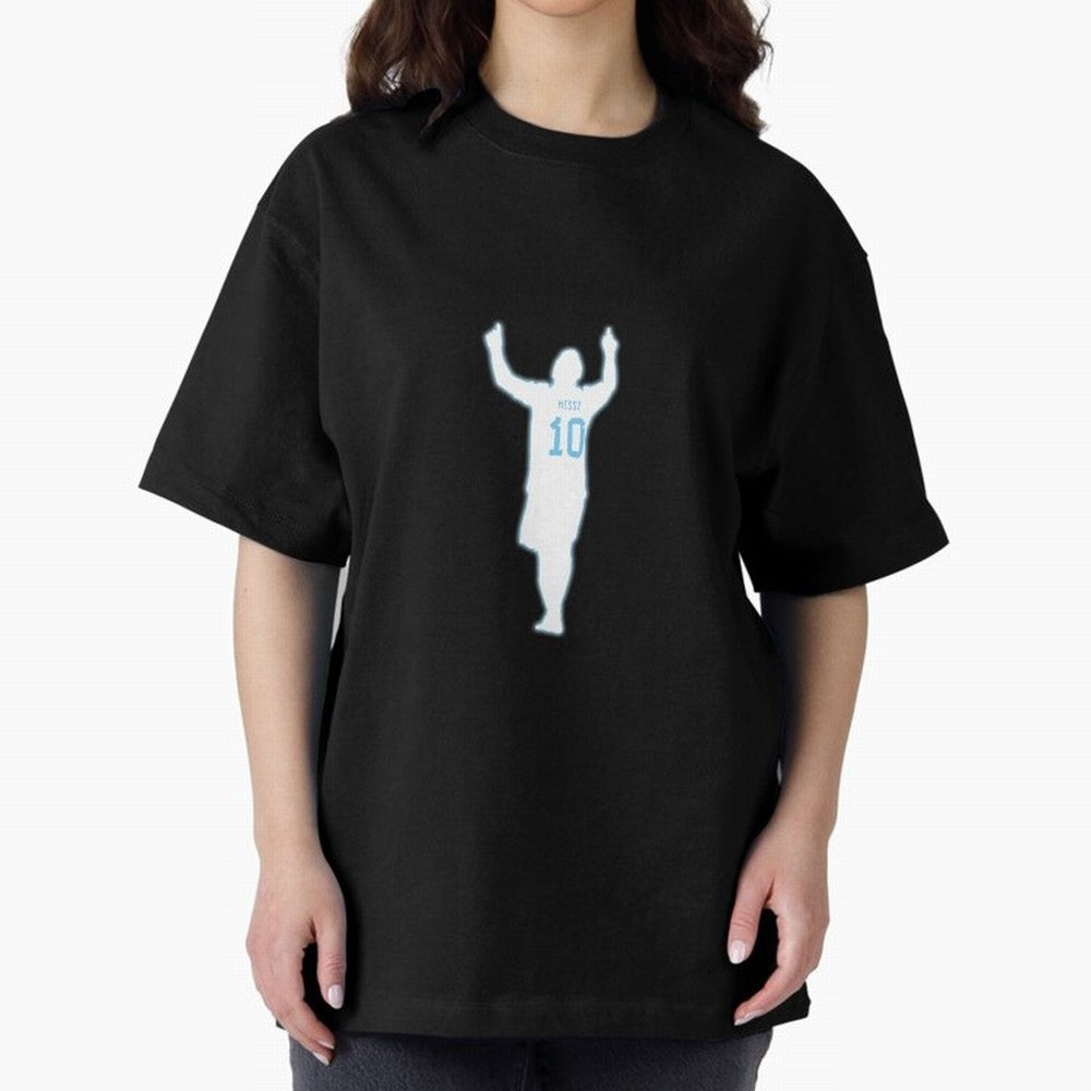 Lionel Messi Iconic Celebration Pose - Argentina Colors Classic T-Shirt Follow Every Goal of the FIFA World Cup 2026 Group Stage Journey through Messi Highlights, France and Portugal Pride, Football Festival Excitement, Trophy Ambitions, Country