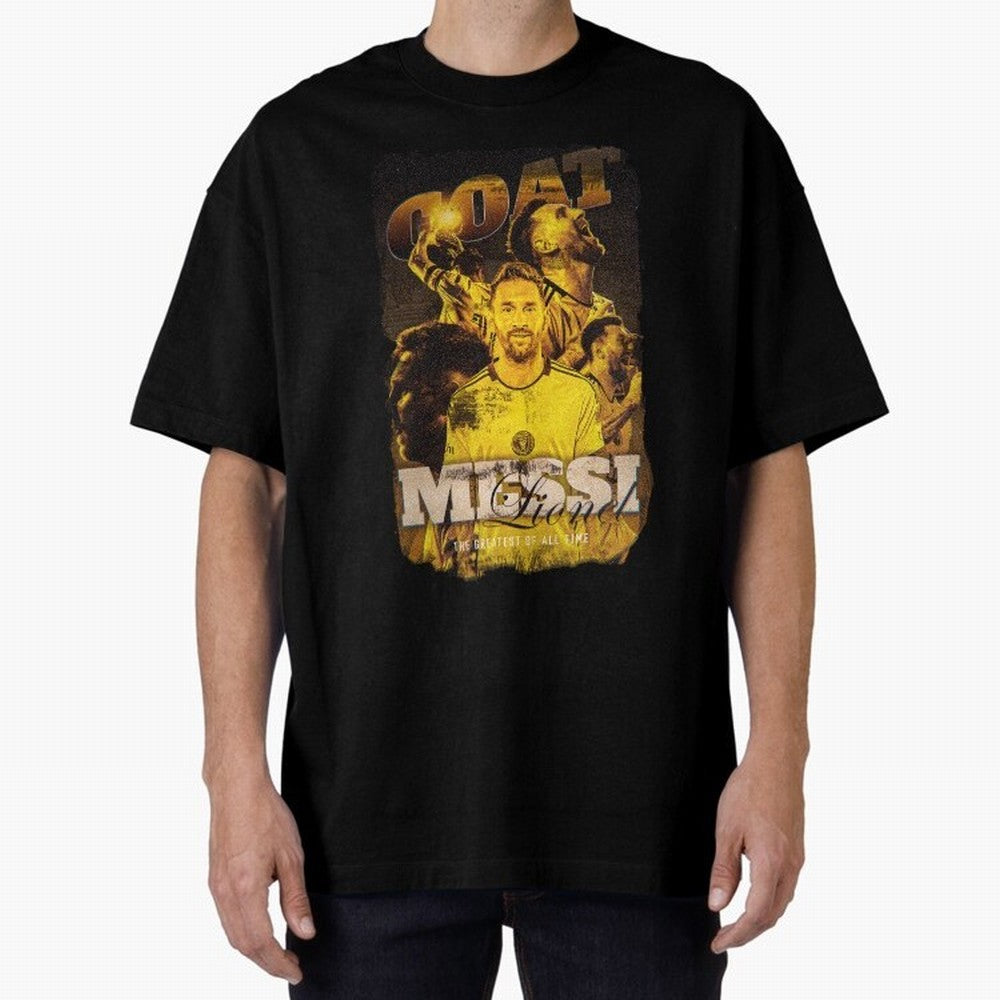 Lionel Messi The Goat Classic T-Shirt Represent the Passion of Match Day Hype around FIFA World Cup 2026 USA Canada Mexico, CR7, England, Retro Football Energy, Iconic Rivalries, Trophy Chase Drama and Stadium Atmosphere; Ideal for Football Dads,