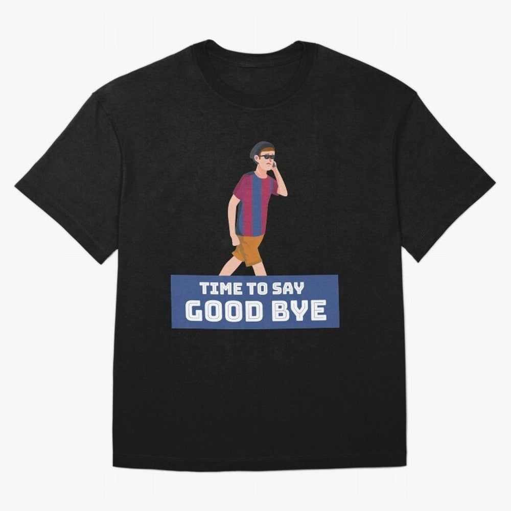 Good by Leo Messi,Leo messi leave Barcalena| Perfect Gift For you and friends Classic T-Shirt Show Support during Match Day Hype around FIFA World Cup 2026 Group Stage, Messi, CR7 and Mbappe, Portugal, Match Day Excitement, Supporter Culture,