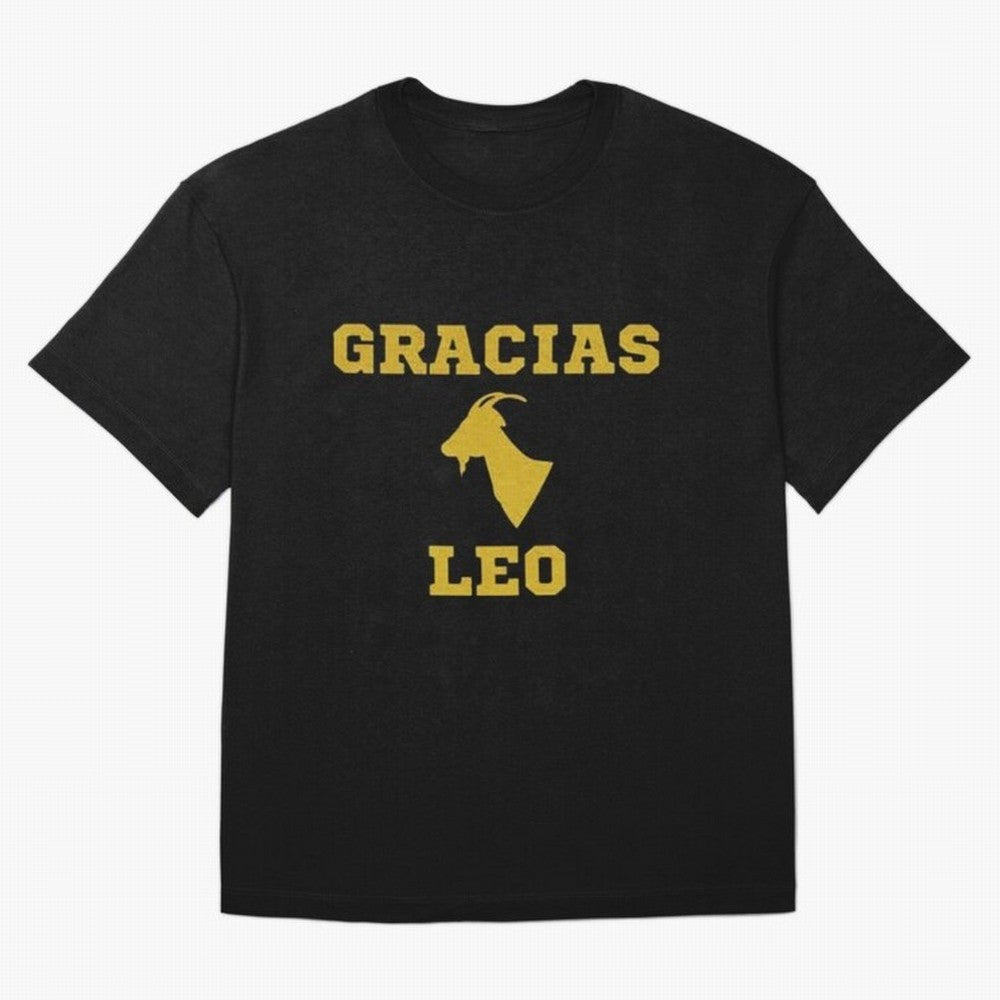 Gracias Leo| Perfect Gift For you and friends Classic T-Shirt Honor Champions and Dreams in the FIFA World Cup 2026 Journey through Cristiano Ronaldo Highlights, Brazil Pride, Goal Celebration Energy, Supporter Heritage, Football Icons and