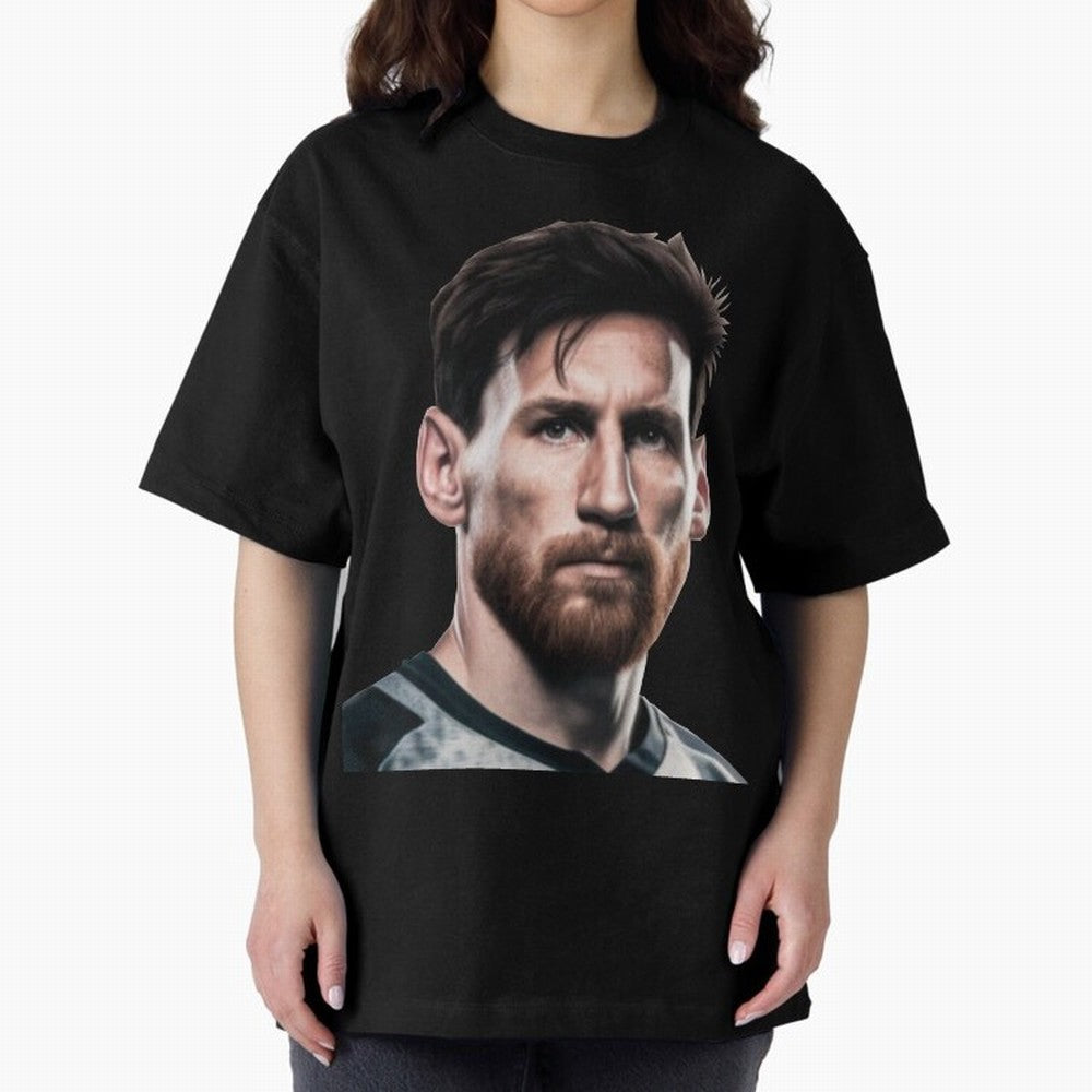 Lionel Messi Oversized T-Shirt Celebrate FIFA World Cup 2026 USA Canada Mexico Capturing CR7 and Messi, France and Portugal Energy, Stadium Chants, National Pride, Trophy Dreams and Unforgettable Football Memories; Built for Supporters Chasing