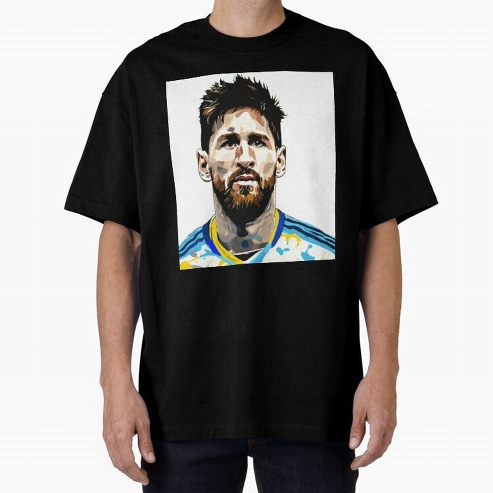 Lionel Messi Oversized T-Shirt Celebrate the Stars of FIFA World Cup 2026 Celebrating Messi, Spain Energy, Supporter Pride, Iconic Celebrations, Legendary Names and Global Match Day Energy; Made for Collectors Who Enjoy Iconic Players, Country