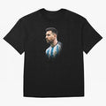 Lionel Messi Oversized T-Shirt Celebrate Rivalries and Pride in Match Day Hype around FIFA World Cup 2026, Cristiano Ronaldo, France and Portugal, Game Day Rituals, Football Legends, Country Pride and the Road to the Final; Ideal for Fans Who