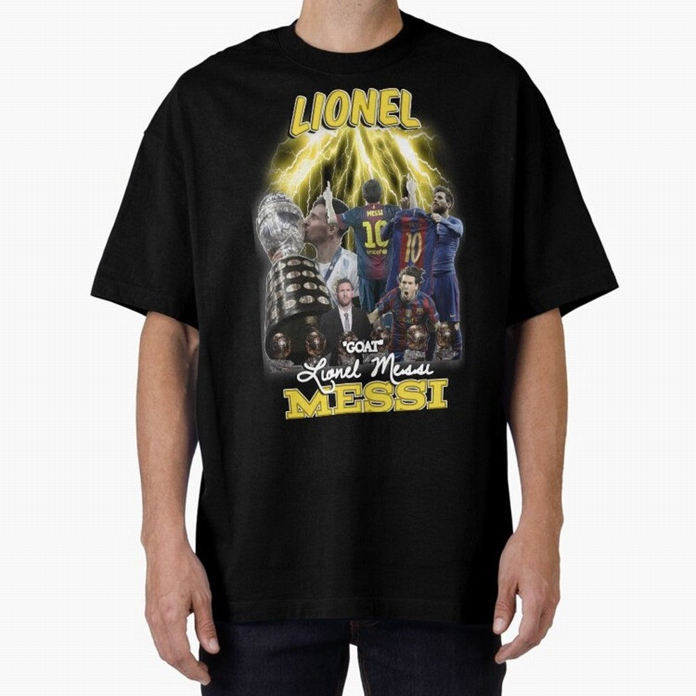 Lionel Messi: Barcelona & Argentina Classic T-Shirt Celebrate the Magic of FIFA World Cup 2026 Group Stage for Fans of Haaland and Mbappe and England and Germany, Bringing Football Festival Excitement, Trophy Ambitions, Country Rivalries and Star