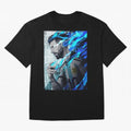LIONEL MESSI NEW GOAL CELEBRATION ILLUSTRATION 2023 2024 Oversized T-Shirt Support Your Favorite Stars during FIFA World Cup 2026 Group Stage for Fans of Messi and Cristiano Ronaldo and Argentina, Bringing Championship Spirit, Famous Goals, Roaring