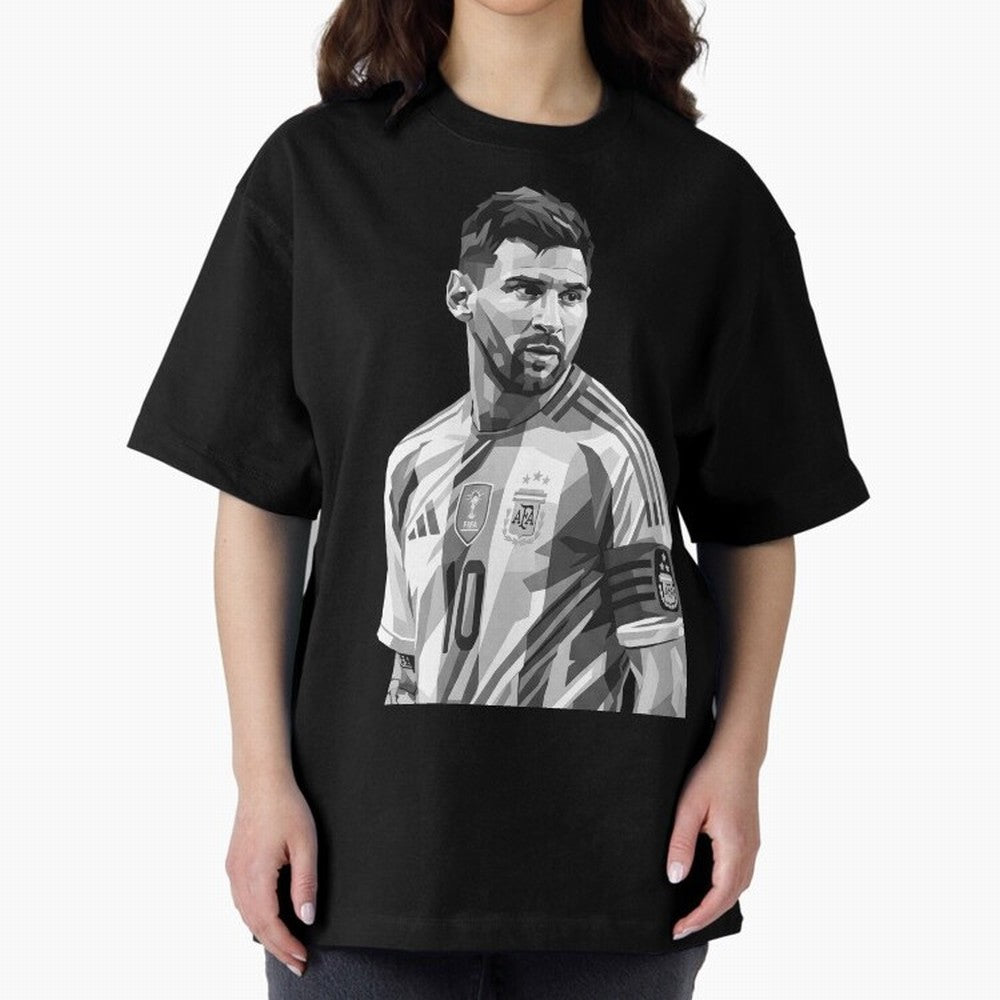 Messi grayscale Classic T-Shirt Celebrate the FIFA World Cup 2026 Journey through Mbappe Highlights, Portugal, Spain and Germany Pride, Football History, Final Match Energy, Crowd Noise and Once in a Lifetime Moments; Perfect for Supporters Who