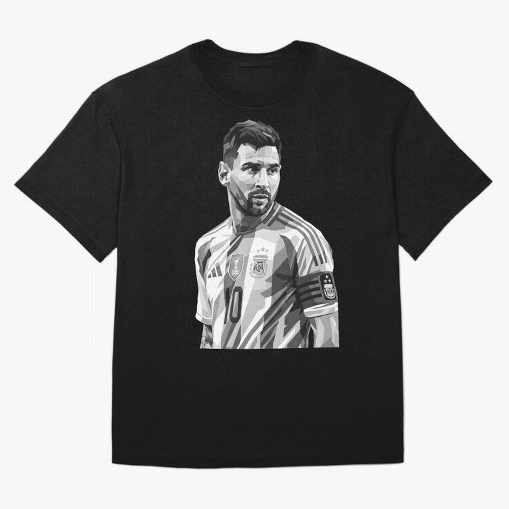 Messi grayscale Classic T-Shirt Celebrate the FIFA World Cup 2026 Journey through Mbappe Highlights, Portugal, Spain and Germany Pride, Football History, Final Match Energy, Crowd Noise and Once in a Lifetime Moments; Perfect for Supporters Who