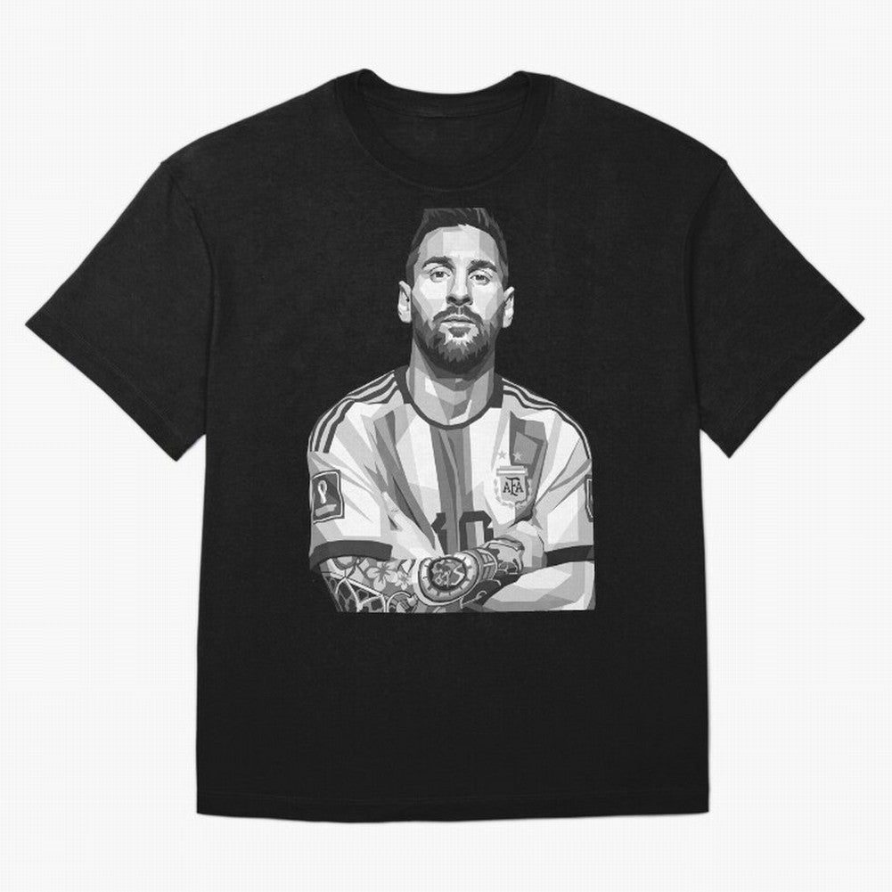 Messi grayscale Classic T-Shirt Celebrate Football Dreams Across FIFA World Cup 2026 Spirit, Made for Argentina, Neymar, Tournament Hype, Historic Matchups, Family Viewing Parties and Global Sports Pride; Great for Watch Parties, Sports Bars,