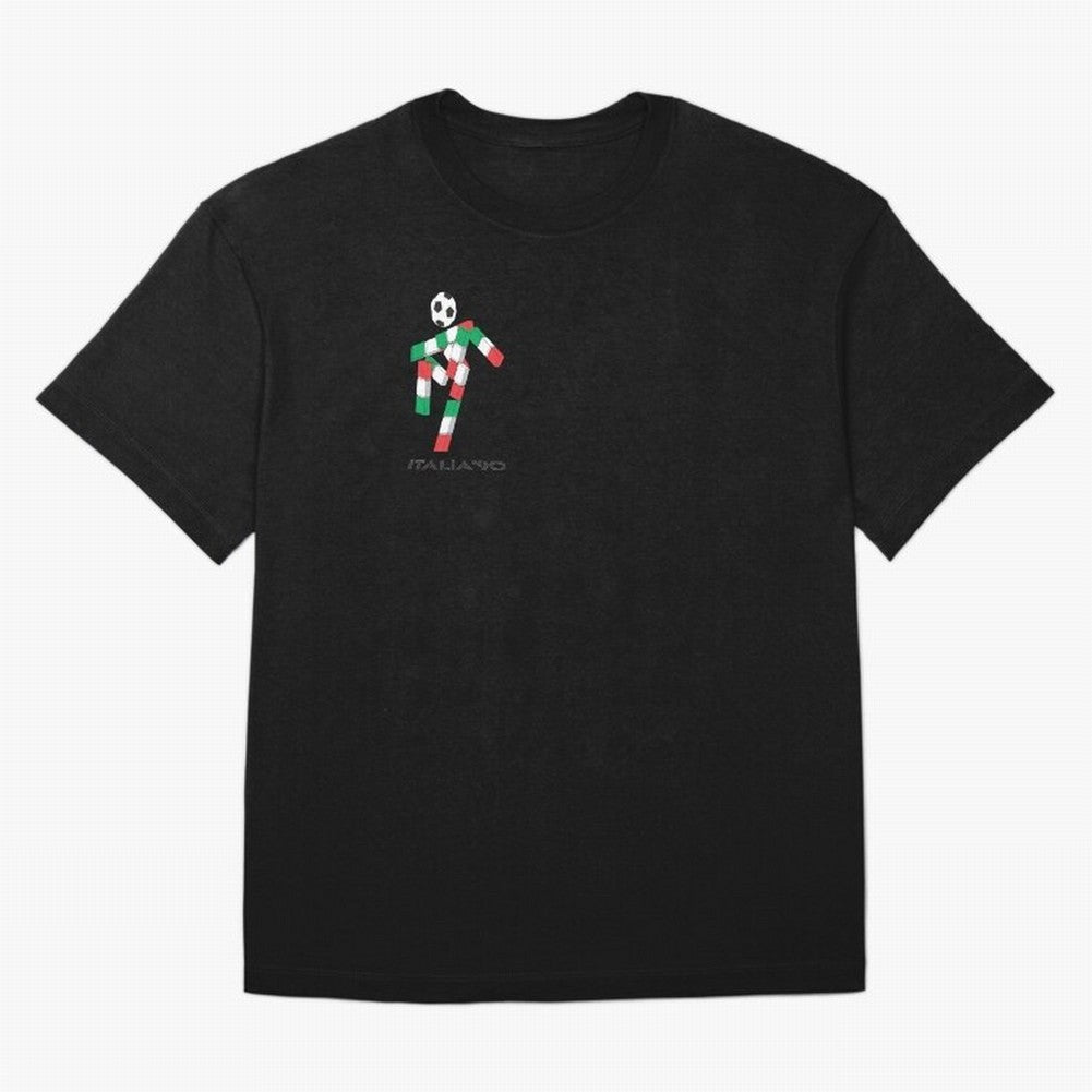 italia 90 footballer logo Classic T-Shirt Represent the Passion of Match Day Hype around FIFA World Cup 2026, Mbappe and Neymar, France and Portugal, Stadium Memories, Football Loyalty, International Chants and Championship Tradition; Ideal for