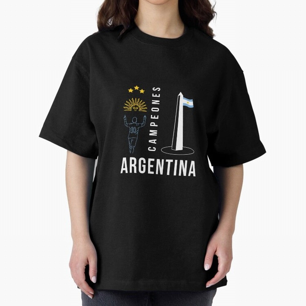 Argentina Campeon Essential T-Shirt Step into the FIFA World Cup 2026 Group Stage Journey through Cristiano Ronaldo, Haaland and CR7 Highlights, Argentina and Brazil Pride, Retro Football Energy, Iconic Rivalries, Trophy Chase Drama and Stadium