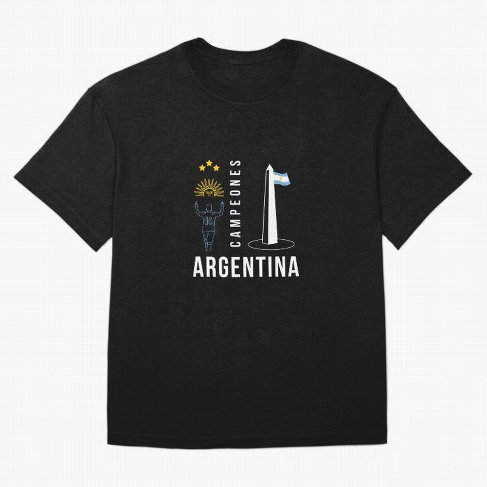 Argentina Campeon Essential T-Shirt Step into the FIFA World Cup 2026 Group Stage Journey through Cristiano Ronaldo, Haaland and CR7 Highlights, Argentina and Brazil Pride, Retro Football Energy, Iconic Rivalries, Trophy Chase Drama and Stadium
