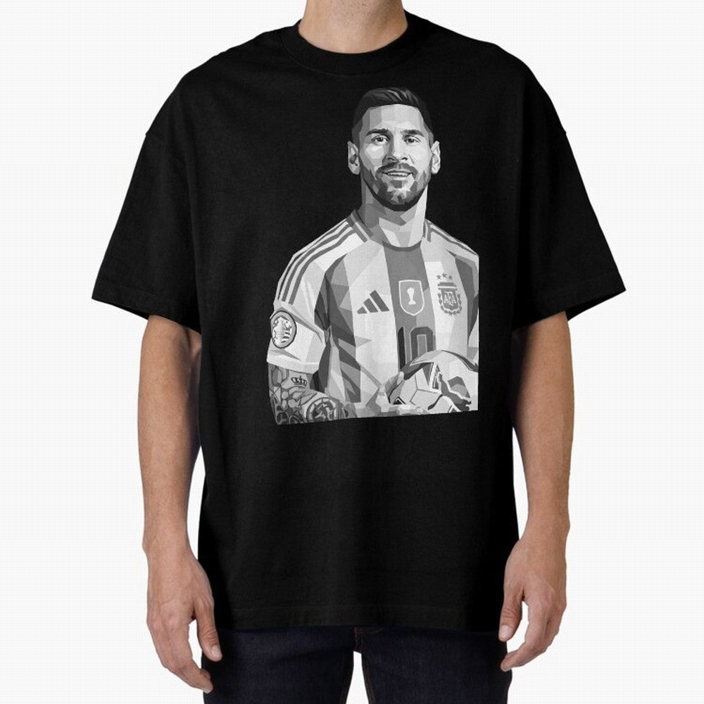 Messi grayscale Classic T-Shirt Represent FIFA World Cup 2026 Connected to Mbappe and Neymar, Argentina, France and Brazil Energy, Vintage Soccer Flavor, Modern Football Stars, National Flags and Final Night Emotion; Made for Collectors Who Enjoy