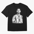 Messi grayscale Classic T-Shirt Represent FIFA World Cup 2026 Connected to Mbappe and Neymar, Argentina, France and Brazil Energy, Vintage Soccer Flavor, Modern Football Stars, National Flags and Final Night Emotion; Made for Collectors Who Enjoy