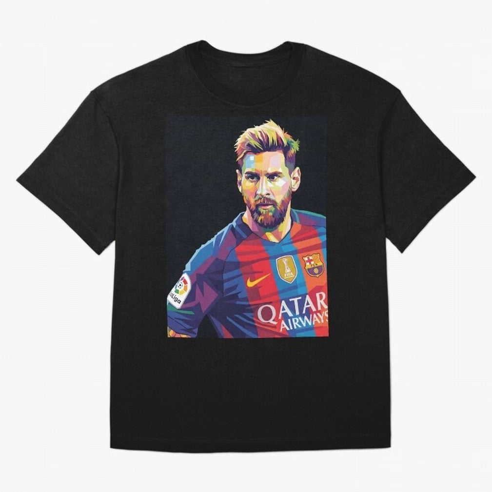 Messi Wpap Oversized T-Shirt Celebrate Supporters United by the FIFA World Cup 2026 Journey through Messi, CR7 and Mbappe Highlights, Portugal Pride, Stadium Memories, Football Loyalty, International Chants and Championship Tradition; Perfect for