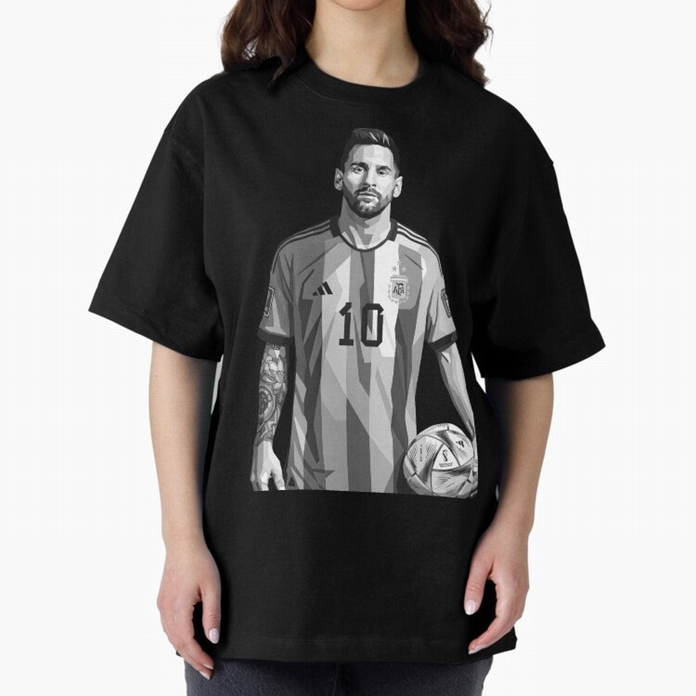 Messi grayscale Classic T-Shirt Support the Legends of FIFA World Cup 2026 Group Stage for Fans of Messi and Cristiano Ronaldo and England, France and Netherlands, Bringing Supporter Pride, Iconic Celebrations, Legendary Names and Global Match Day