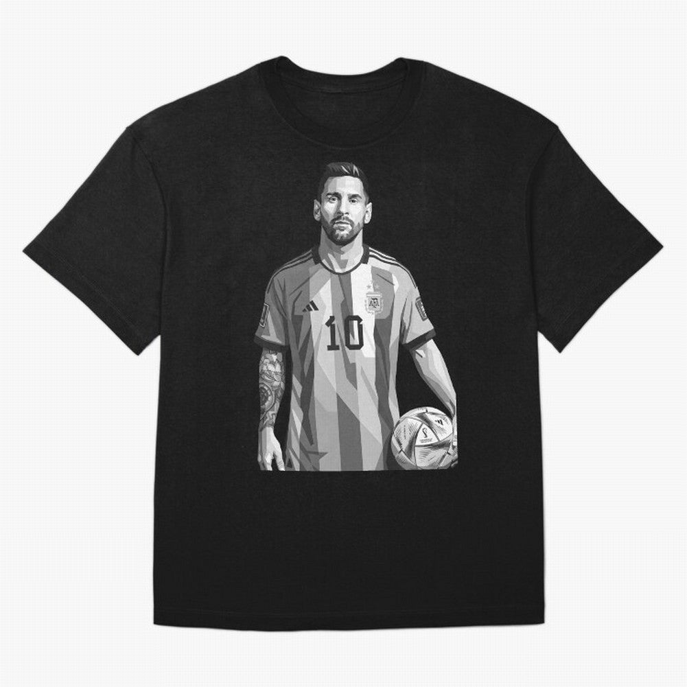 Messi grayscale Classic T-Shirt Support the Legends of FIFA World Cup 2026 Group Stage for Fans of Messi and Cristiano Ronaldo and England, France and Netherlands, Bringing Supporter Pride, Iconic Celebrations, Legendary Names and Global Match Day