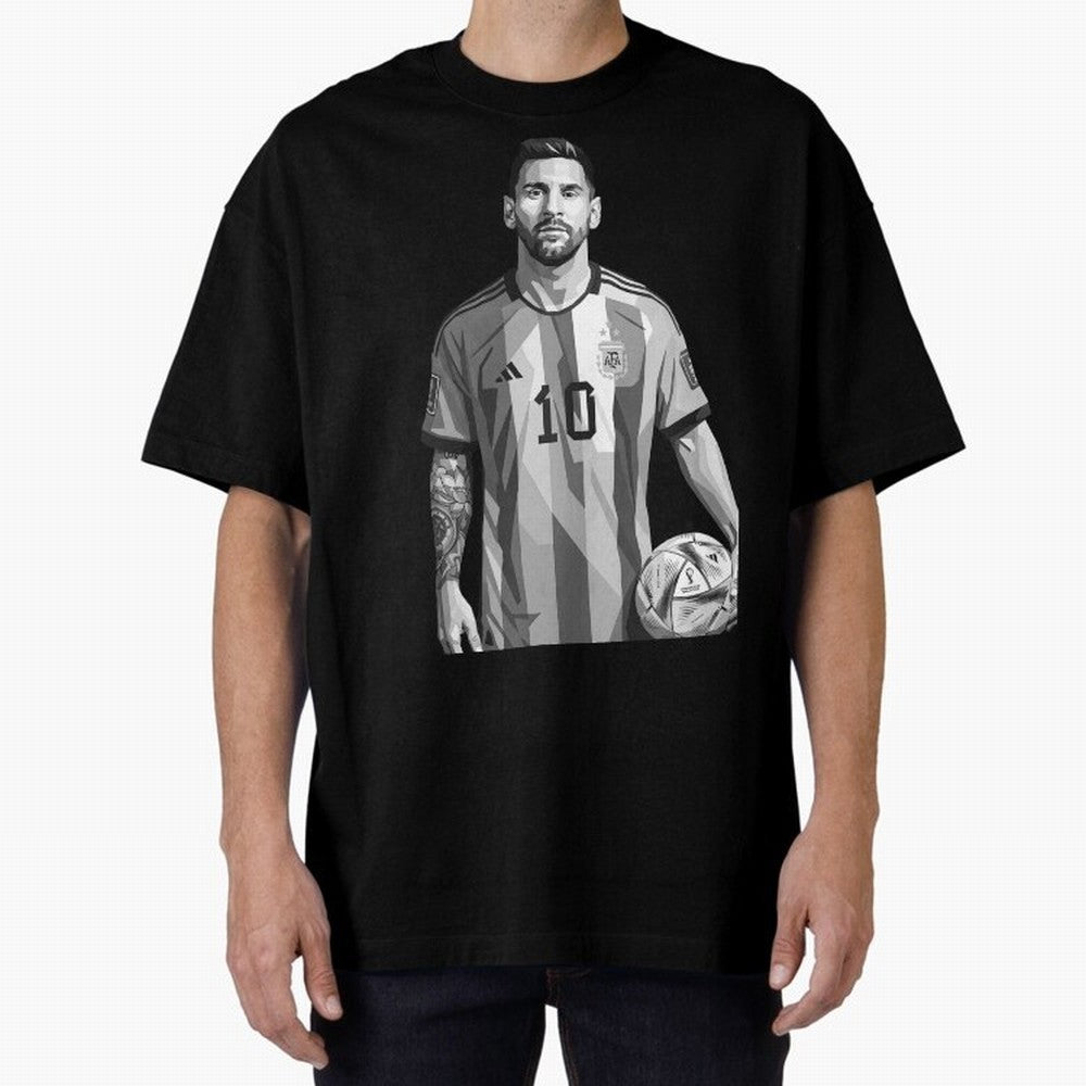 Messi grayscale Classic T-Shirt Support the Legends of FIFA World Cup 2026 Group Stage for Fans of Messi and Cristiano Ronaldo and England, France and Netherlands, Bringing Supporter Pride, Iconic Celebrations, Legendary Names and Global Match Day