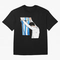 Lionel Messi holding his shirt, Argentina copa america Classic T-Shirt Show Championship Spirit for FIFA World Cup 2026 USA Canada Mexico Spirit, Highlighting Portugal, Neymar, Haaland and Cristiano Ronaldo, Sports Nostalgia, International
