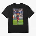 Lionel Messi (2) caricature Oversized T-Shirt Back the Journey through FIFA World Cup 2026 Group Stage for Fans of CR7 and France and Portugal, Bringing Champion Mindset, Group Stage Buzz, Knockout Tension and Passionate Fan Culture; Made for Die