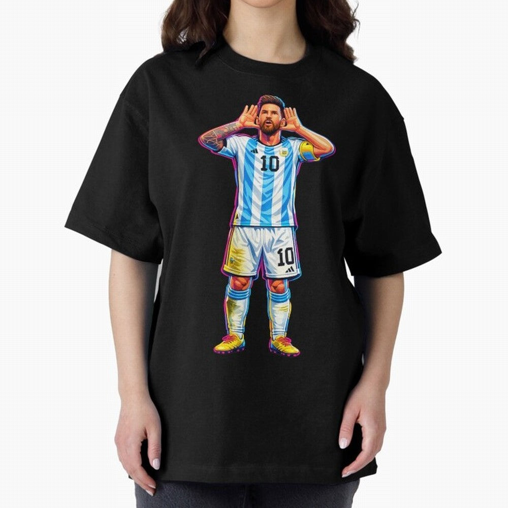 Messi Celebration Classic T-Shirt Back Your Heroes with FIFA World Cup 2026 USA Canada Mexico for Fans of CR7 and Messi and Spain and Netherlands, Bringing Tournament Hype, Historic Matchups, Family Viewing Parties and Global Sports Pride; Ideal