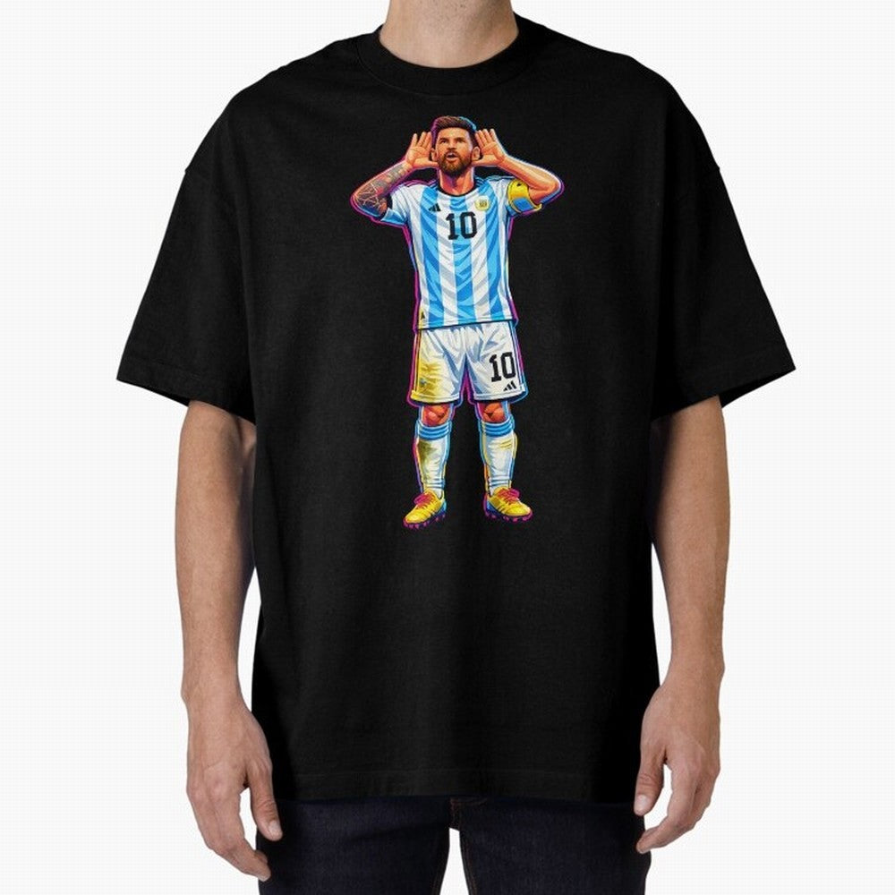Messi Celebration Classic T-Shirt Back Your Heroes with FIFA World Cup 2026 USA Canada Mexico for Fans of CR7 and Messi and Spain and Netherlands, Bringing Tournament Hype, Historic Matchups, Family Viewing Parties and Global Sports Pride; Ideal